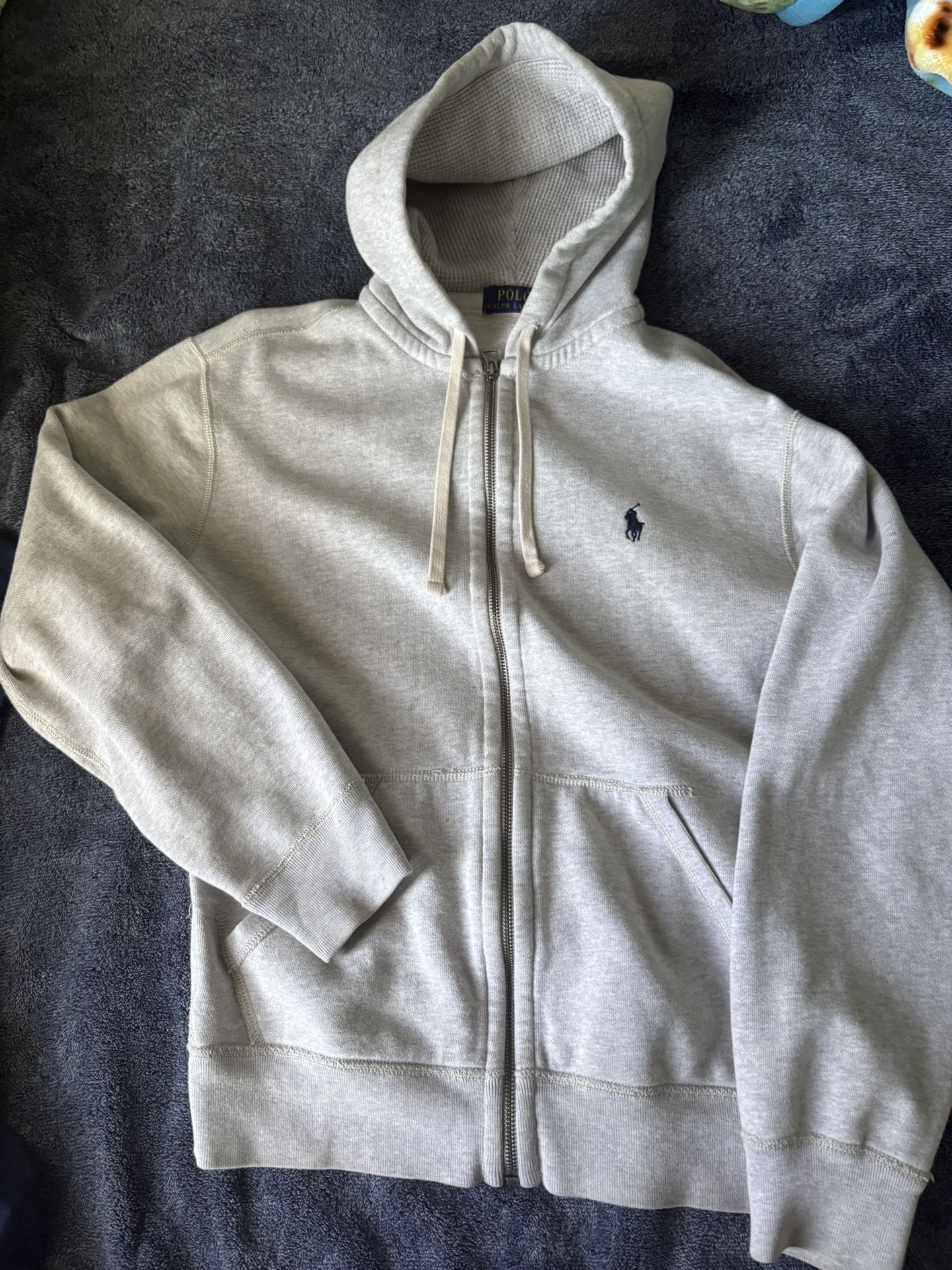 Light Grey Ralph Lauren Hoodie