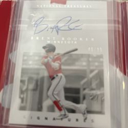 Brent Rooker Auto Card National Treasure