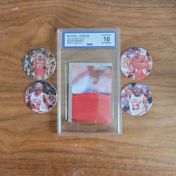 Old Michael Jordan Card Graded 10