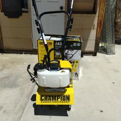 Champion 9.5" Garden Tiller 