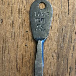 Vintage Plomb Tool Key Chain Screwdriver