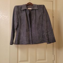 Womens Suede Leather Jacket 