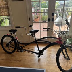Tandem Beach Cruiser Bicycle 