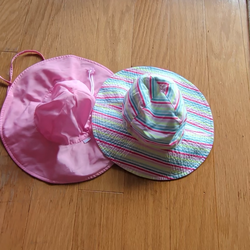 Two toddler sun hats
