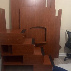 Bunk Bed Wood Full Size And Twin