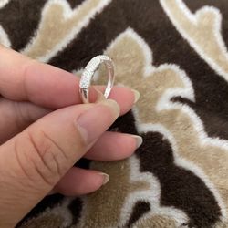 Real 925 Sterling Silver Wedding Band Size 7