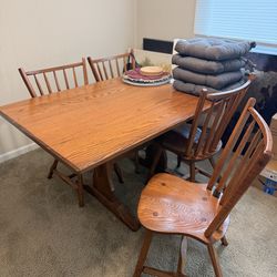 Move out Sale!! 4 seater wooden Dutch inspired dining table