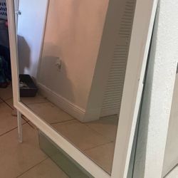 Rectangle Wood Dresser Mirror