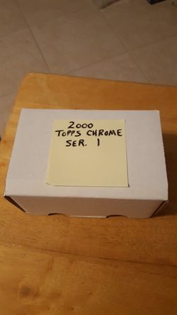 Topps Chrome Baseball 2000 Series 1