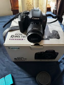 Canon EOS Rebel T8i DSLR Camera with 18-55mm Lens and 50 mm