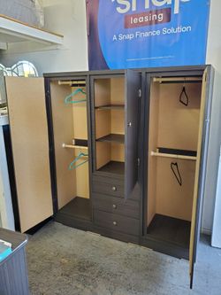 New Jumbo Size Wardrobe Closet Shelving Storage With Drawers Cabinet Available In Other Colors For 