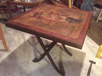 Old wooden antique table