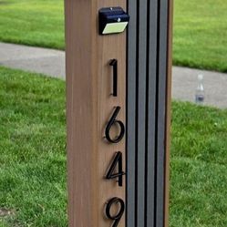 Custom Mailbox, Creative Design, Composite Post, Handcrafted MailStand