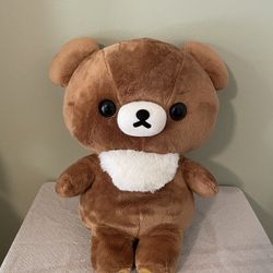 San-X Rilakkuma Plush 16" Teddy Original Series Chairoikoguma Brown Bear