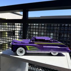      Custom LEGO Hot Rod – Purple Lowrider Style