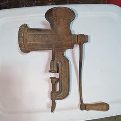 Vintage meat grinder