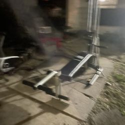 Weight Bench And Weight