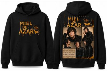 Siddhartha Miel De Azar Black Graphic Hoodie