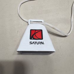 Saturn Branded Cowbell with Lanyard