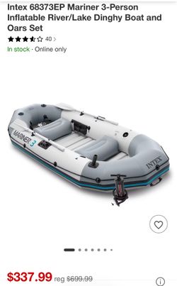 New 3 person inflatable raft