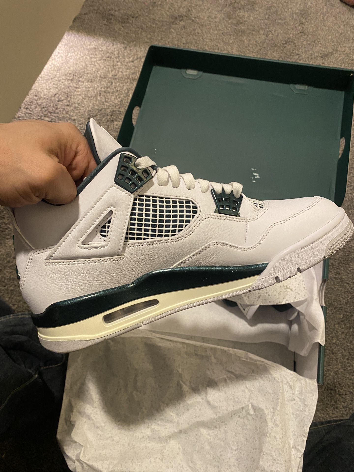 Jordan 4 Oxidized Green