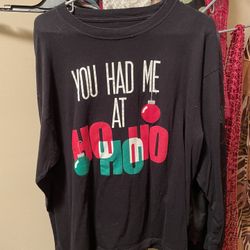 Christmas Long Sleeve Tshirt Size Large