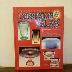 Depression Glass Collector's Encyclopedia 17th Edition  Hardback Firm Price 