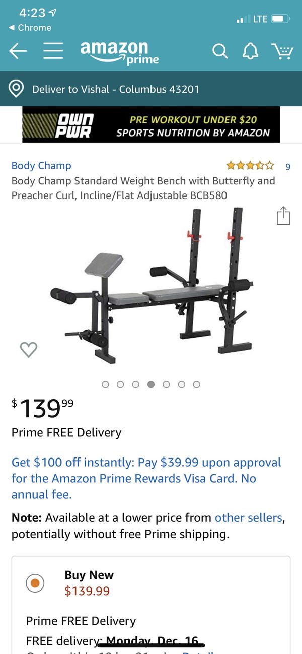 New And Used Weight Bench For Sale In Columbus Oh Offerup