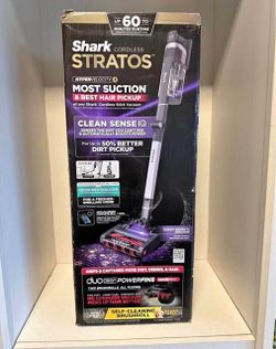Shark Stratos Multiflex Bagless Cordless HEPA Stick Vacuum Cleaner, Clean Sense IQ, Duoclean Powerfins Hairpro, 60min Runtime