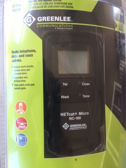 New Greenlee communication digital wiring testing Still Available