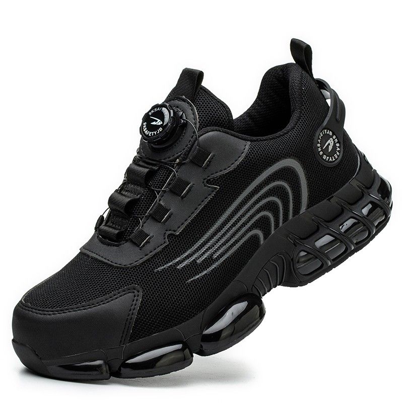 Men's comfortable breathable steel toe safety shoes