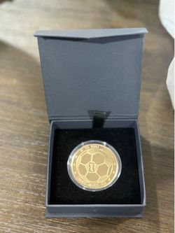 FIFA World Cup 2026 Soccer Gold Commemorative Coin/Medallion in Box