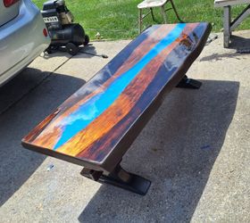 Wood table coffee table living room