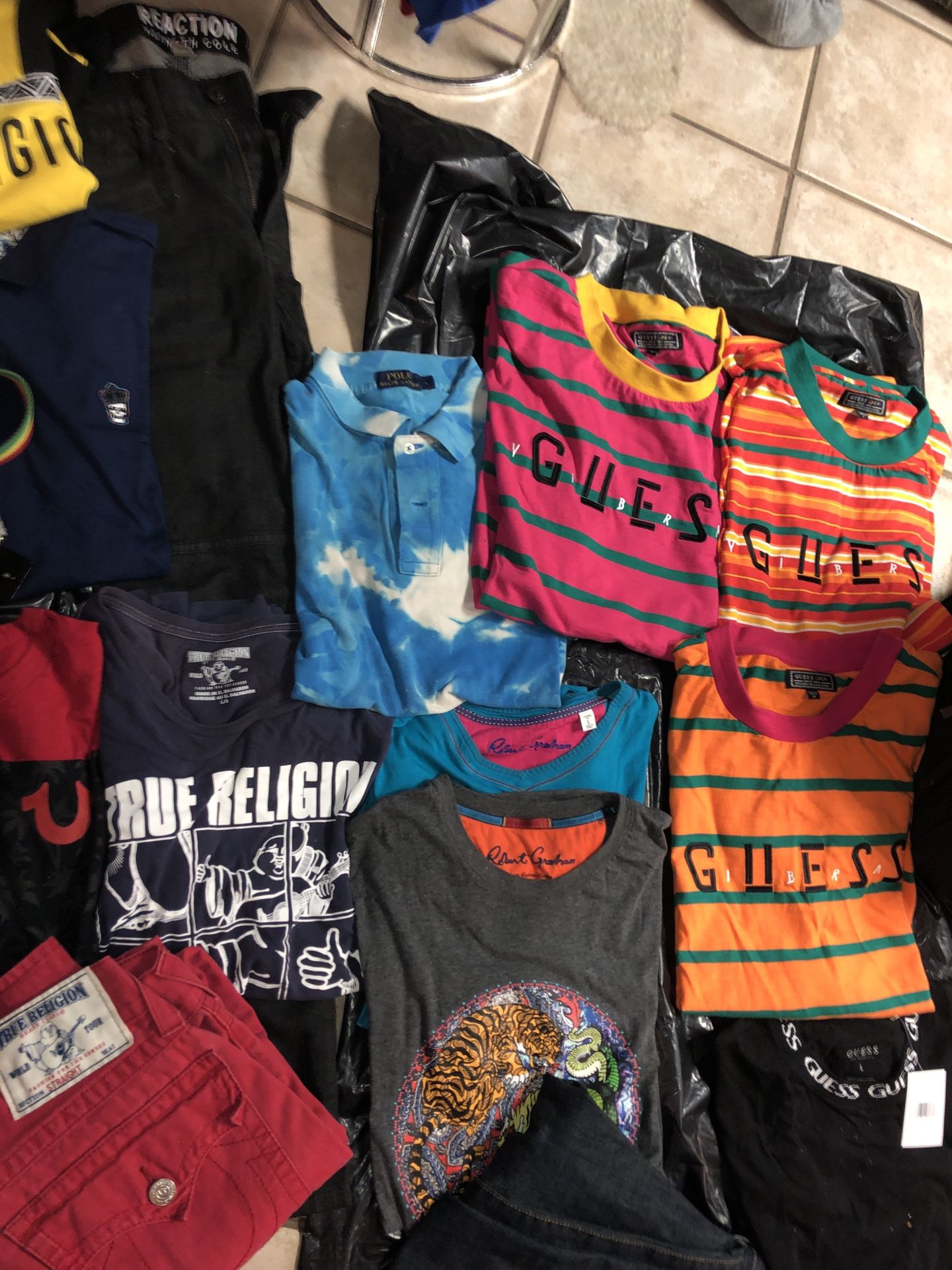 Designer Clothes (Lacoste , True Religión , Guess, , ETC)