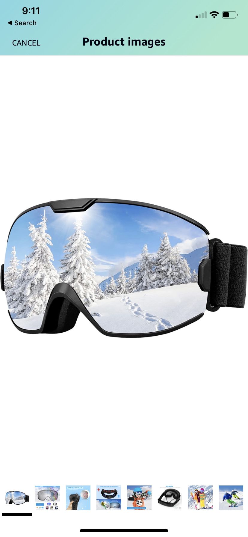 Kids Ski Goggles 