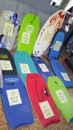 Lots of boogie board all for $200