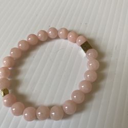 Lotus Rose Quartz Faith Bracelet