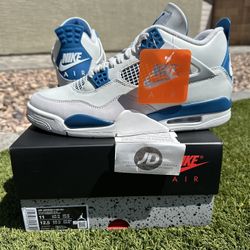 Nike Air Jordan 4 Retro Military Blue (2024) New/Receipt Size: 11 $280 FIRM! NO TRADES!