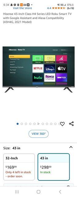 Hisense 43 " Plasma Smart TV