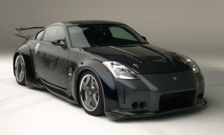 Fenders Flare NISSAN 350Z FAIRLADY Z Z33 VS WIDE FRONT FENDER FLARES WIDE BODY WIDEBODY BODYKITS BODYKIT BODY KIT BODY KITS LIQUIDATION SALE