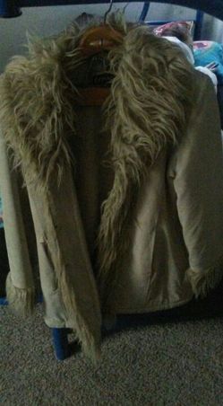 Lebaz Womens Fur Coat