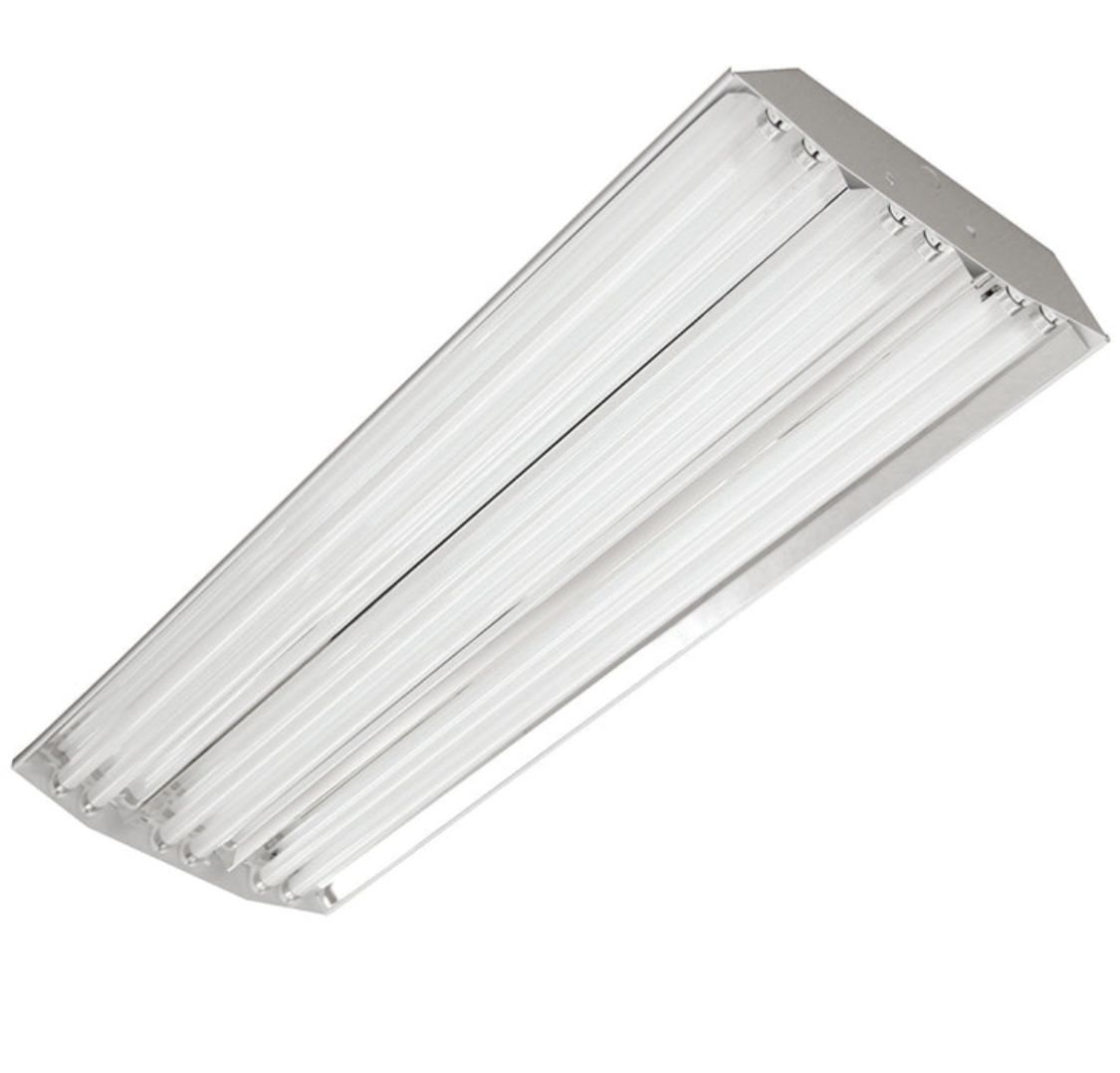 New 48x16 Fluorescent Fixture Lights with 6-bulbs included!