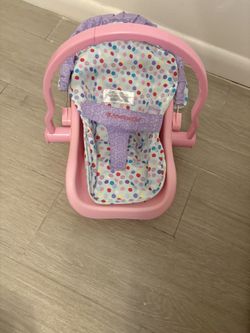 American Girl Bitty Baby Travel Seat 15 inch Doll Car Seat Carrier with Handle