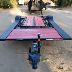 7  X 12  Three Rail Dirt Bike Trailer.