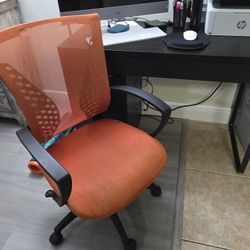 Computer Desk  And Chair 