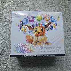 Prismatic Evolutions Pokemon Center Exclusive Elite Trainer Box (ETB)