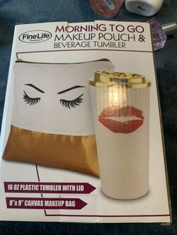 Tumbler & Make Up Pouch Brand NEW 