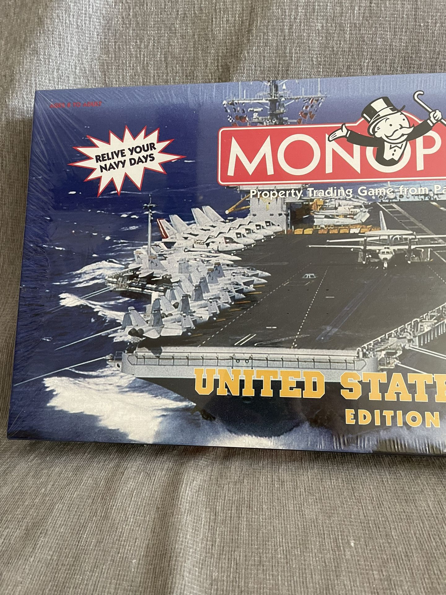 1998 Monopoly US Navy Board Game (Sealed - Never Been Used)