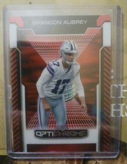 Really Nice Brandon Aubrey #1/1 Card NM/ Better 