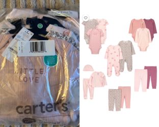 New Carter's Child of Mine Baby Layette Outfit Set, 15-pack - Girls - Multiple Sizes Available